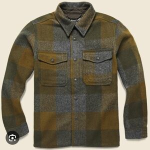 *RARE* Filson Mackinaw Jacshirt in Military Plaid (Discontinued color)